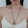 OudStudio Black Ink Bow Necklace