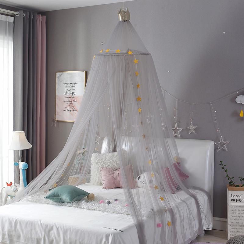 Children's Princess Bed Canopy Mosquito Net Tent – Creative, Breathable Hanging Dome Bed Curtain
