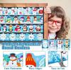 Winter Wonderland Bulletin Board Decorations: Snowflake, Snowman, Penguin, & Polar Bear for Classroom, Bedroom, Window & Door