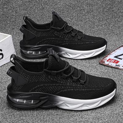 Mens New Autumn Mesh Sports Shoes Anti Slip and Shock Absorbing Air Cushion Running Shoes Trendy Outdoor Casual Walking Shoes