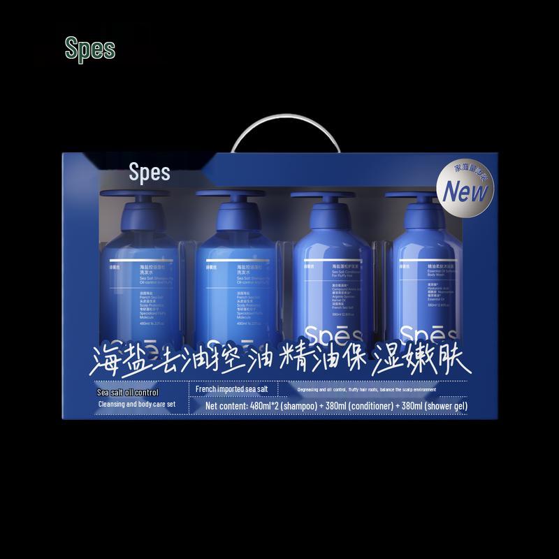 Spēs Sea Salt Oil Control Hair & Body Care Set
