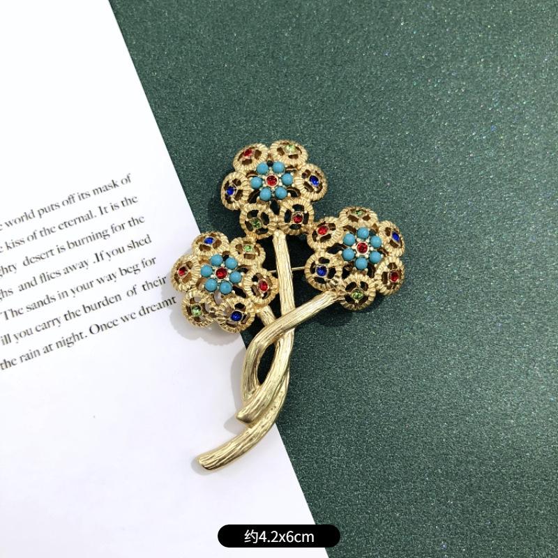 

Винтажная барочная вестерн антикварная брошь матовый золотой жемчуг корона суд булавка брошь аксессуары женщины