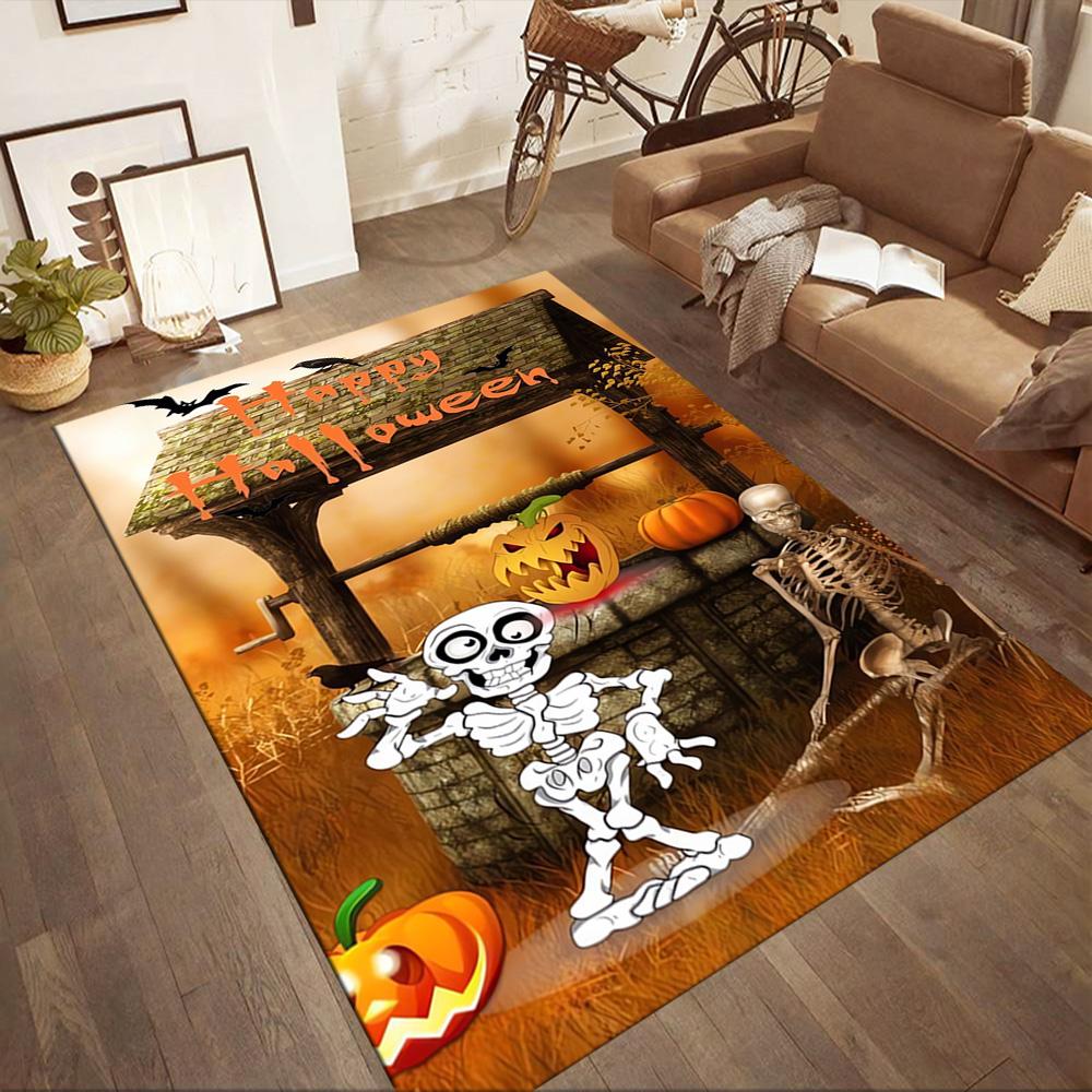 Halloween 81 Floor Mat Design for Hallway Decorate Room Study Room Bedrooms Antislip Carpet Anime Office Decor Perfect Gift for Friends & Family
