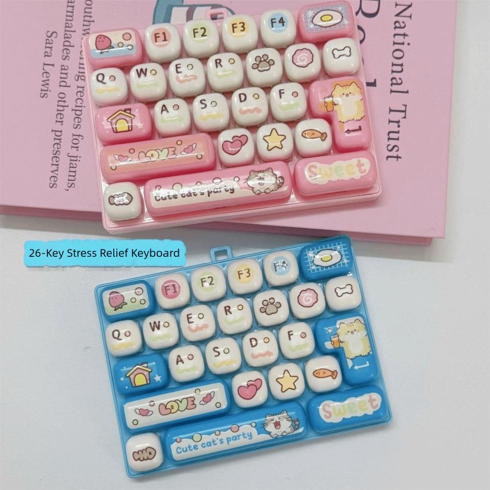 Creative Design Mechanical Keyboard Keychain Mini Keyboard Mechanical Keyboard Toy Small Gift