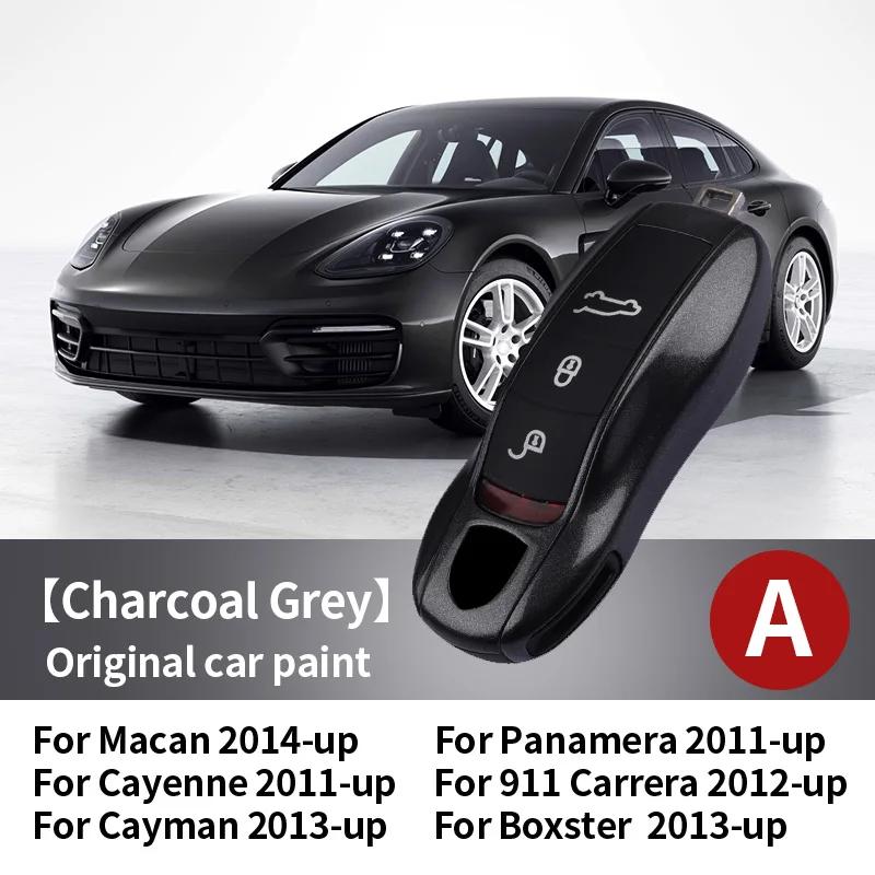 Car Key Paint Protective Case Keyless Cover For Porsche Cayenne Mancan Panamera 911 718 Boxster Cayman Taycan Replacement Shell