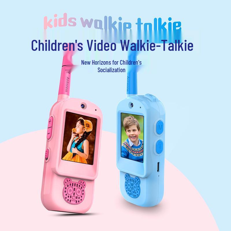 Children s HD Video Walkie-Talkie with Wireless Charging - Perfect Gift for Boys and Girls