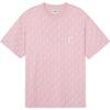 New MLB Monogram Collection T Shirt Women's Pink 3ATSM0843-45PKM