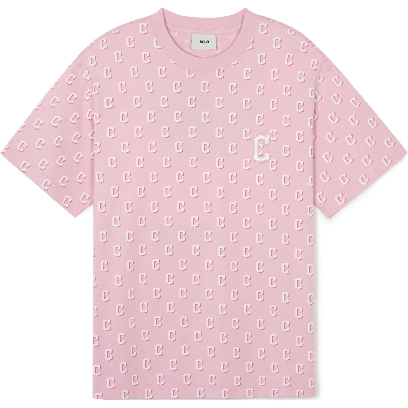 

Новая футболка из коллекции MLB Monogram Женская розовая 3ATSM0843-45PKM L