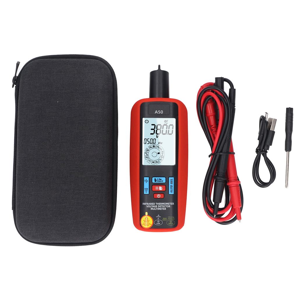 Digital Multimeter Tester Pen Smart Infrared Temperature Meter Voltage Detector Capacitance Current