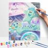 Disney Oil Painting Art Painting Set Home Wall Decor Handmade Gift Featuring Soul Characters & Earth Elements, Creative Art Craft Idea