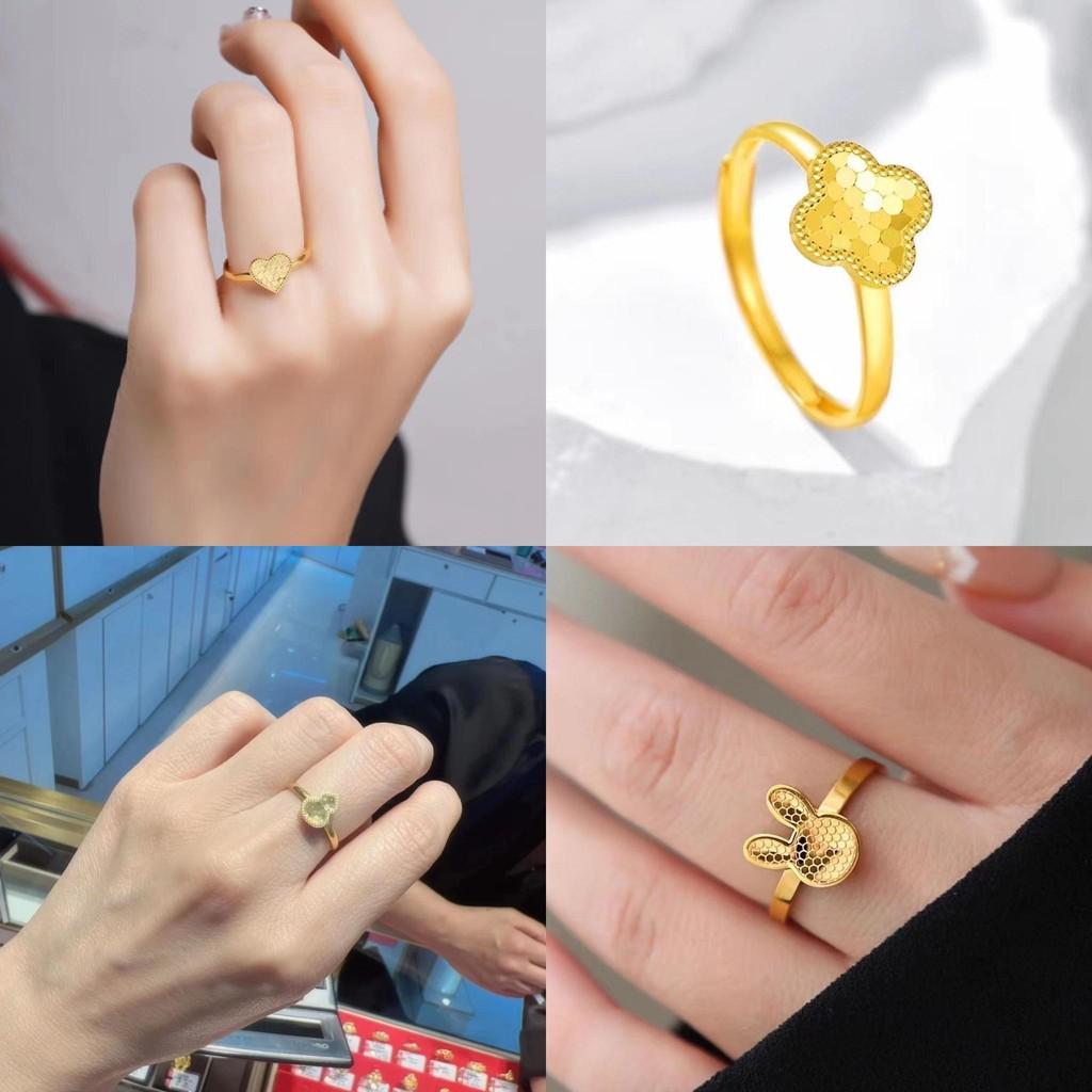 Inel Trendy Inimă Trifoi cu Patru Foi cu Design Solzi de Dragon pentru Bijuterii Chic Femei