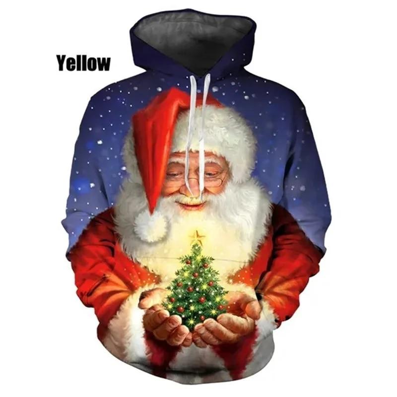 Happy Xmas Grafik Hoodies 3D Nightmare Before Christmas Druck Hoodie Kinder Hipster Sweatshirts Frauen 2k Harajuku Kleidung Top