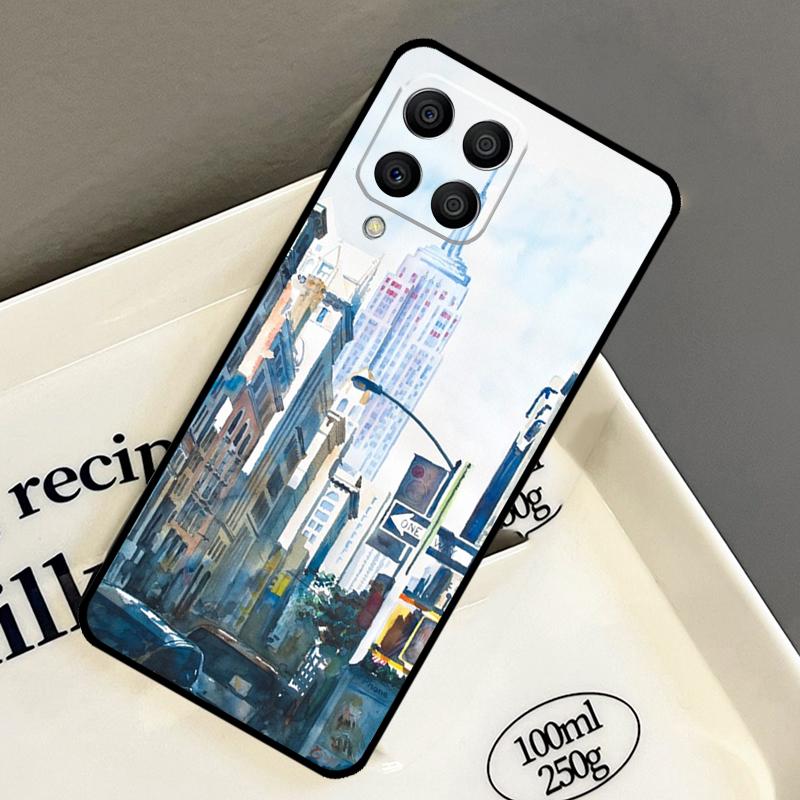 New York City Case For Samsung Galaxy M21 M31 M14 M34 M54 M33 M16 M36 M56 M53 M13 M12 M32 M52 M15 M55 M35