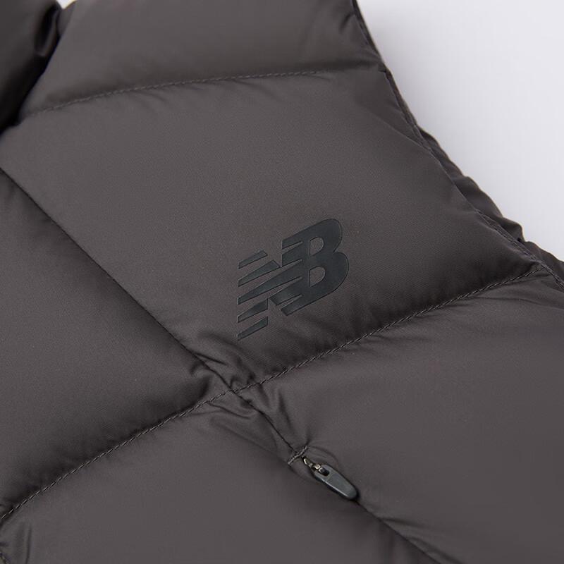 New Balance Down Vests Men's DKG Stand Collar Moderate Other NJF44021-DKG