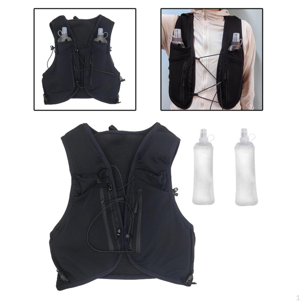 Σακίδιο Ενυδάτωσης για Άνδρες Γυναίκες με Τσέπες Τρέξιμο Πεζοπορία Αναρρίχηση