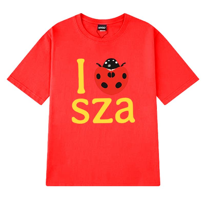 Fashion I Love SZA Grand National Tour 2025 Graphic T shirt Men Women Trend Y2k short sleeve T-shirts Unisex Hip Hop Cotton Tops