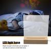 Creative Rectangular Night Light Base Indoor Decor Atmosphere Lamp Craft 3D Acrylic LED Base Suitable Holiday Gift USB Powered