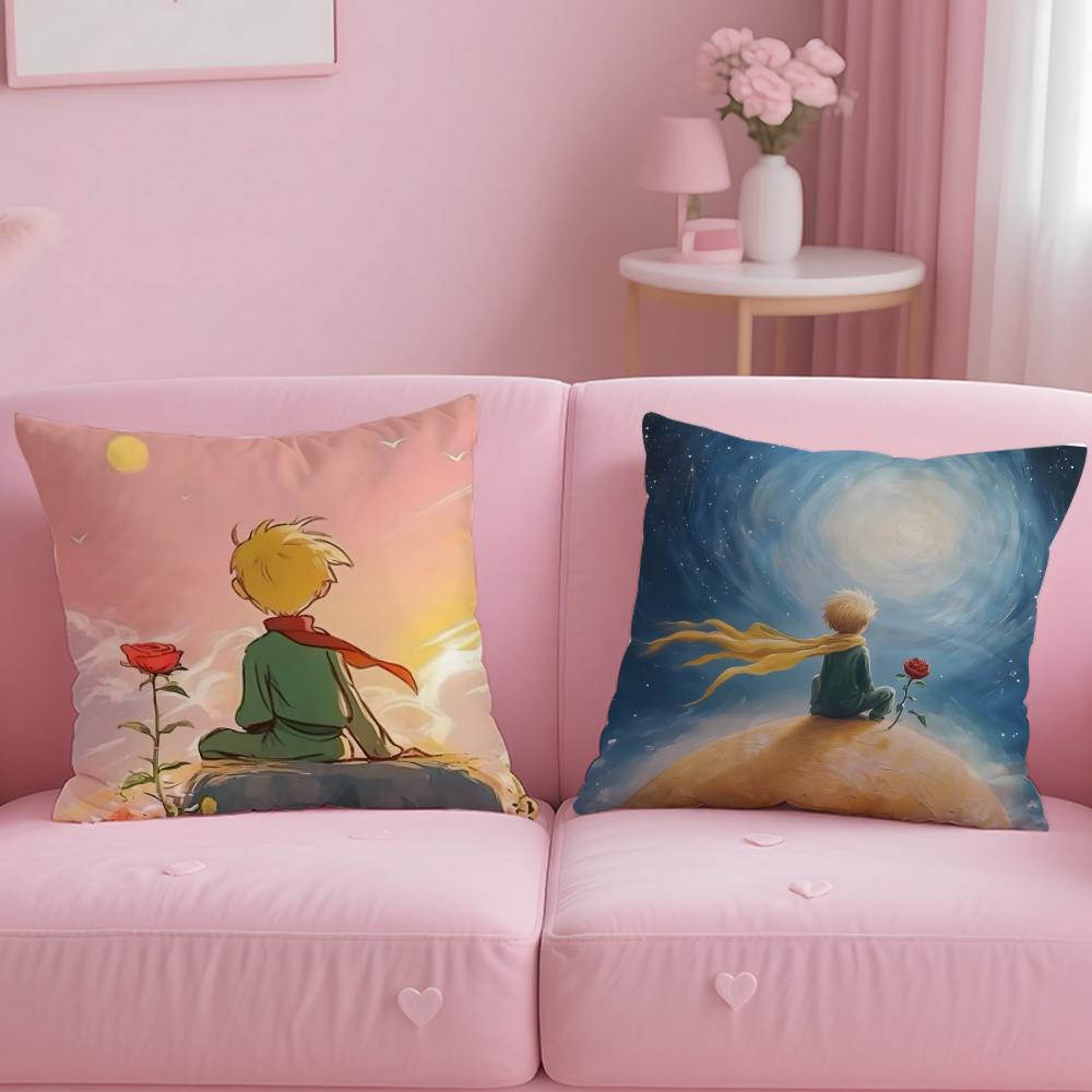 anime T-The L-Little Prince Cushion Cover Comfortable Reversible Pillow Cover Ideal for Car Sofa Bedroom & Beyond