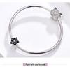 S925 Sterling Silver Spacer Beads for European & American Fashion Bracelets - SCC1196