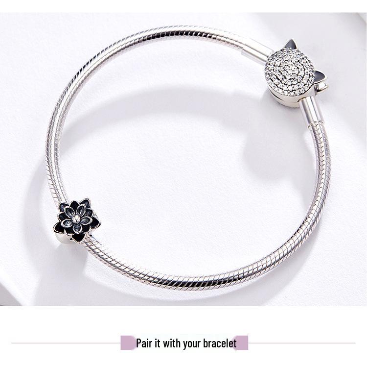 S925 Sterling Silver Spacer Beads for European & American Fashion Bracelets - SCC1196
