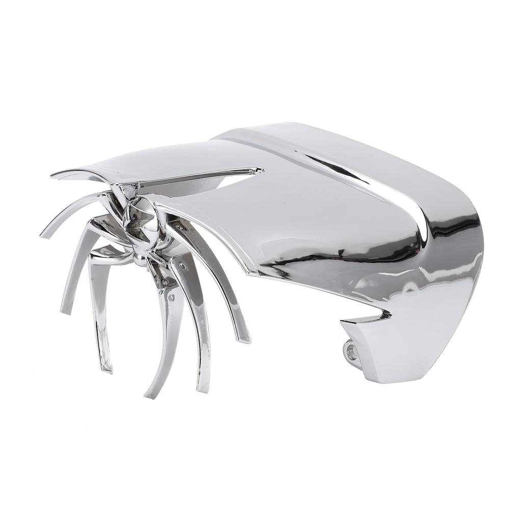 Motorcycle Spider Tail Light Cover Chrome Plated Rear Lamp Guard Rustproof Decorative
