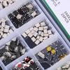 250Pcs 10 Types Light Touch Switch Car Keys Button Touch Microswitch Car Tactile Push Button Keypad Switch