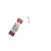 Festive Winter Table Runner with Dancing Ballerina Figurine Art Sculpture for Holiday Coffee