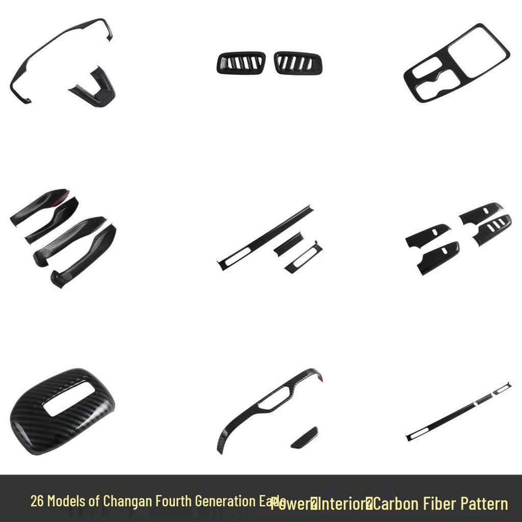 Changan Fourth Gen Eado Inner Panel Sticker & Willanda Gear Shift Knob Decorative Frame Accessories for 26 Models