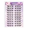 Immortal Love Soft Natural Individual Lashes for Beginners - Realistic, Curled Single Clusters