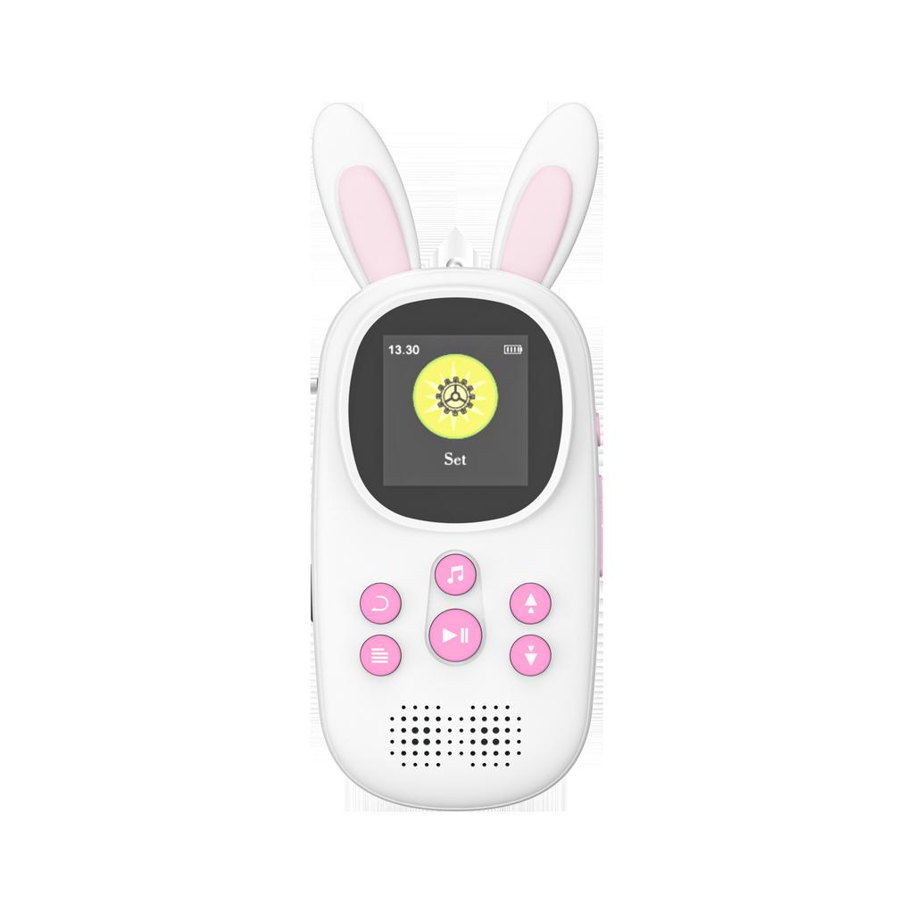 32GB MP3 Player for Kids, With Bluetooth 5.0 ,  FM Speaker, Voice Recorder,  Up to 128GB, Lanyard Headphone Included