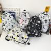 Schulrucksack für Studenten mit Sternenprint, Batik-Rucksack, große Kapazität, Graffiti-Campus-Rucksack