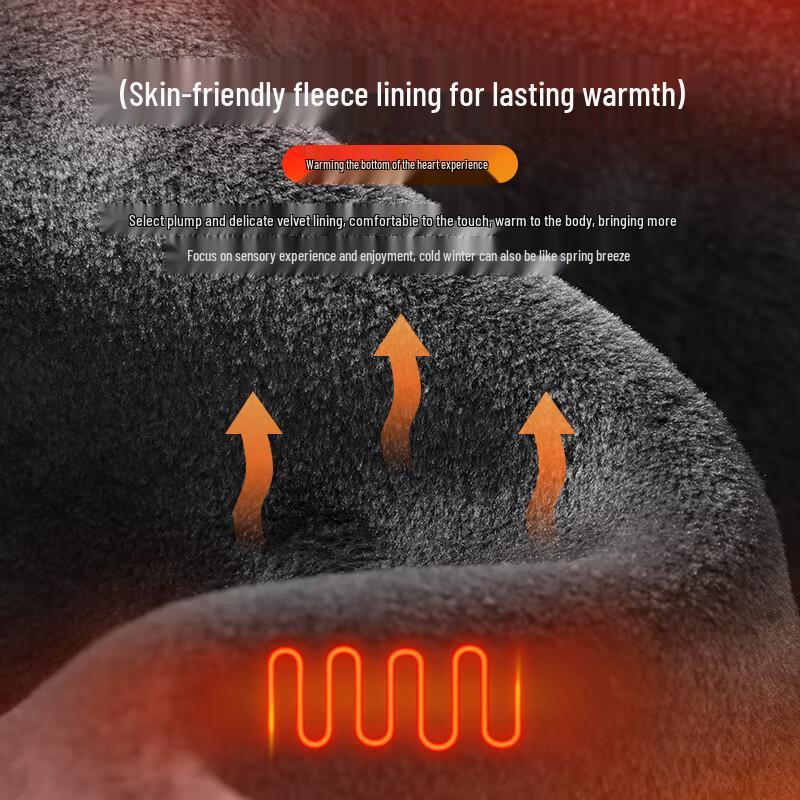 JEANSWEST LIFE Men's Waffle Knit Fleece Straight-Leg Pants