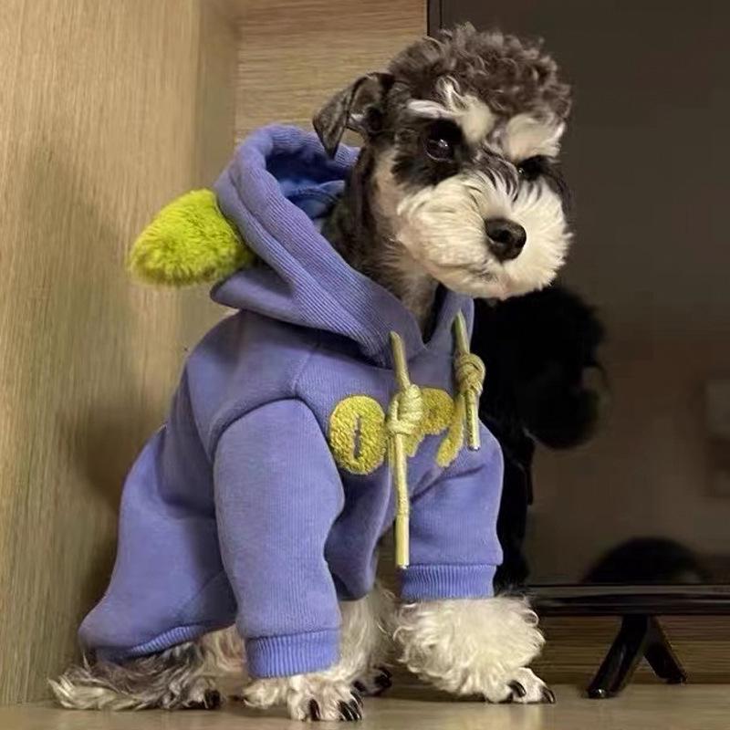 Cozy Autumn/Winter Sweatshirt for Small Pets - Schnauzer, Teddy Bear, Bichon