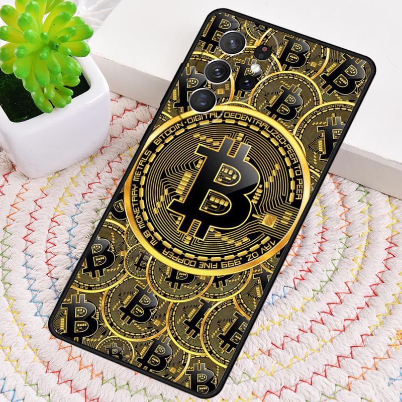 Bitcoin BTC Soft Phone Case for Samsung Galaxy Note 10 Pro S26 Ultra S23 S24 FE S25 S21 S22 PLUS Shockproof Cove