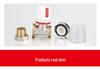 Brass PPR Straight Thermostatic Radiator Angle Valve for Floor Heating