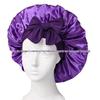 Satin Ribbon Round Silk Sleep Cap with Bowknot: Wide Brim Hair Care and Bath Hat