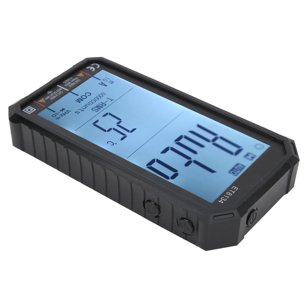 ET8134 Multi Function Multimeter LCD Automatic Multimeter with Alarm Function 10A 600V
