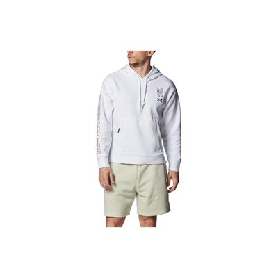Under Armour Gradient Letter Print Design Knitted Hoodie Unisex Hoodies White 1382878-100