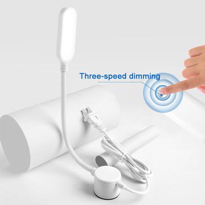LED-Nähmaschinenbeleuchtungslampe, Touch-Dimmen, industrielles 10/30-LED-Licht, 360 ° flexibel einstellbar für basisadsorbierte Arbeitslampen