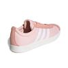 Adidas Neo Vl Court 2.0 Synthetic Leather Low-Top Sneakers Women Sneakers White Pink EE6790