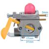 Silver SST25 Carburetor Replacement Carburetor For Trimmers Carburetor Fuel System Repair Optimized Fuel-air Mixture