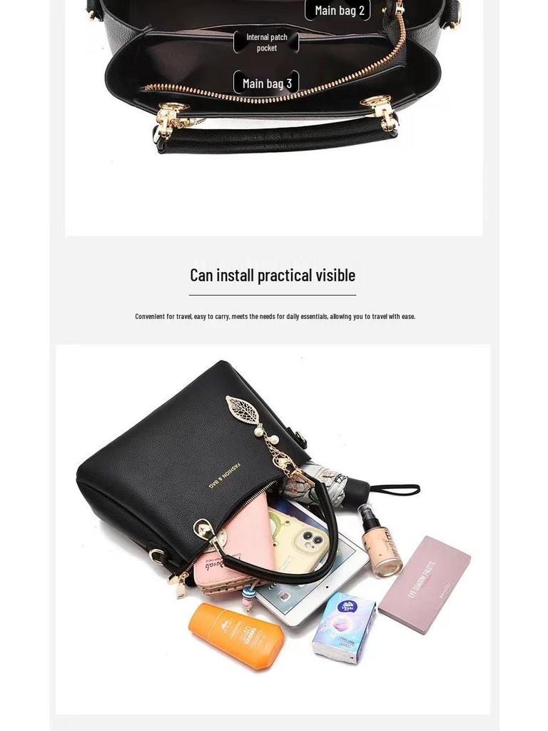 Women's Stylish Handbag - Elegant, Simple, Mom Shoulder Bag