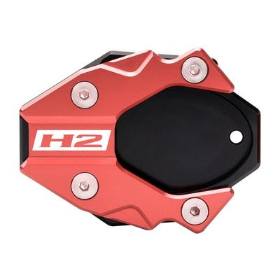 MotHeartCNC Motorcycle Side Stand Enclosure for Z H2 2020-2024 Z H2 SE 2021-2024 Z H2 Se Part (Red)
