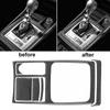 6pcs Carbon Fiber Interior Gear Shift Panel Cover CoDriver Fit for Mitsubishi Lancer GTS 20082016