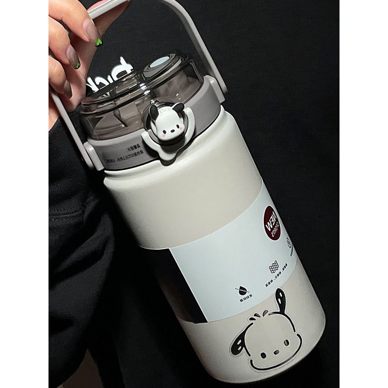 French Fadzomo Large-Capacity Thermos Cup 316 High-Looking Double Drinking Cup for Men and Women, Outdoor Sports Portable Water Bottle