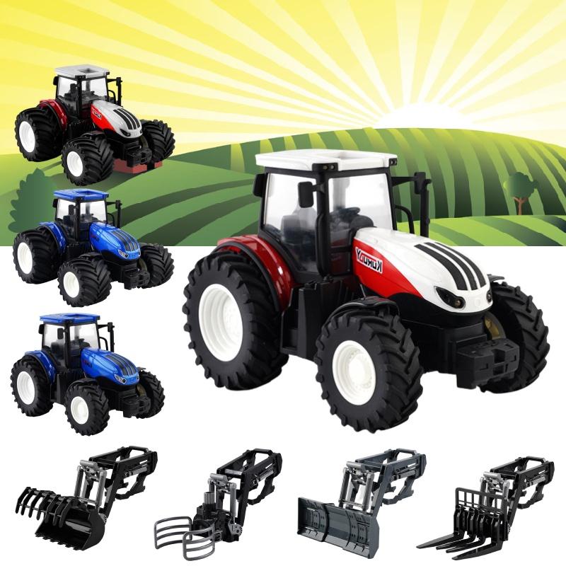 2.4g Alloy Rc Farmer Engineering Tractor Toy For 4-6 Years Kids