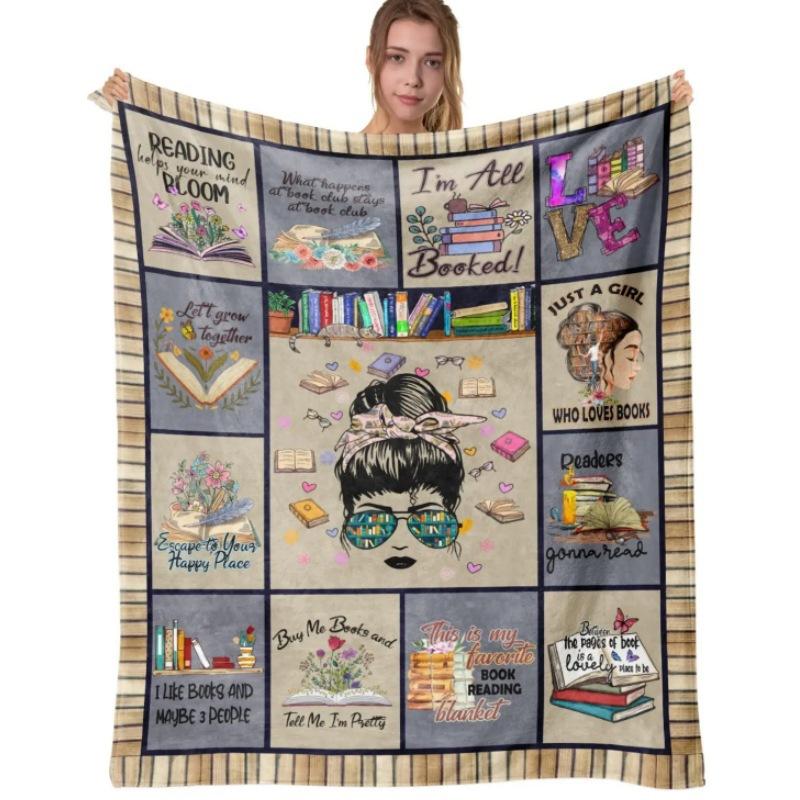 Coffee drinking styles digitalprinted polyester Bedroom velvet flannel soft sofa cover blanket Fleece soft sofa cover blankets