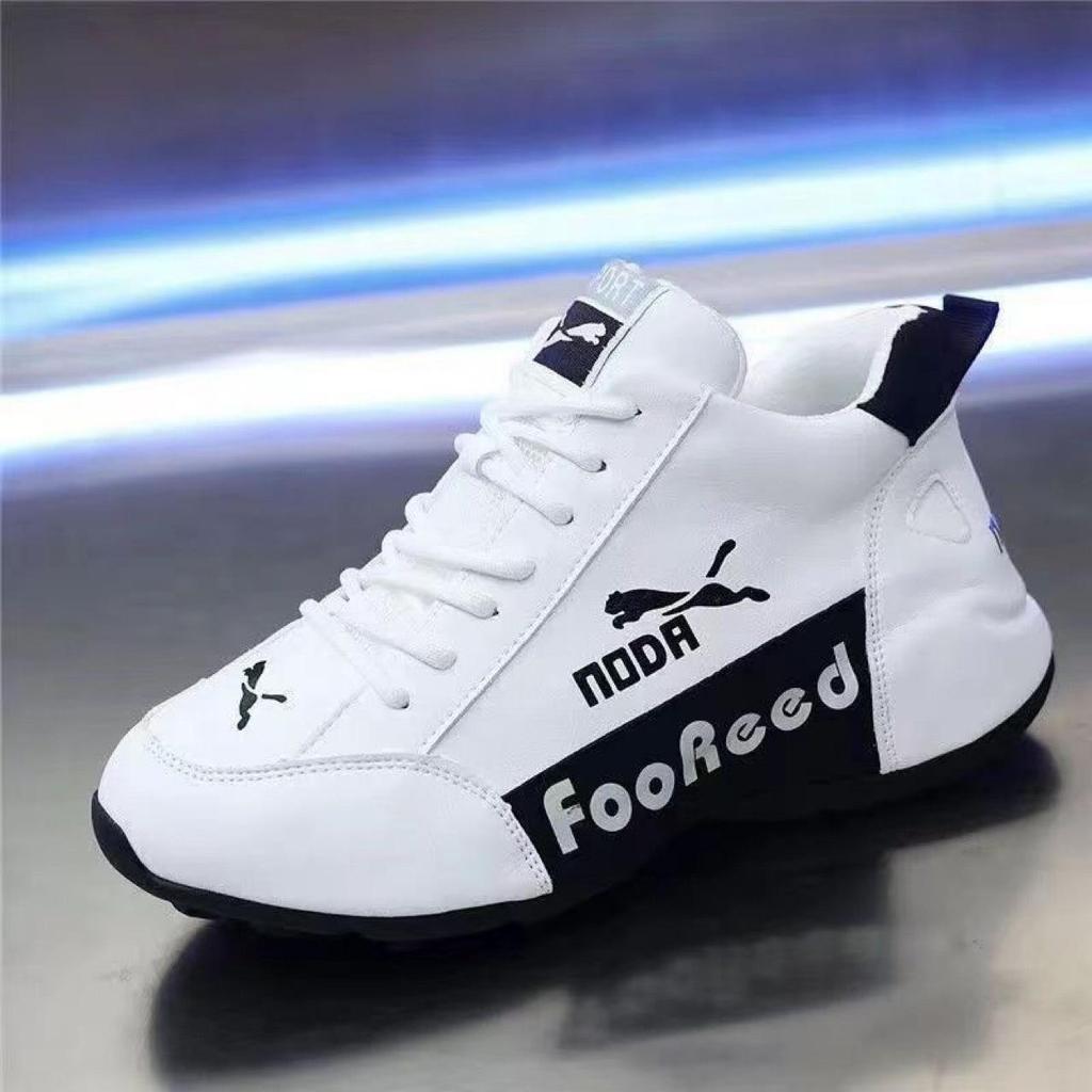 2025 Breathable Casual Korean Leather Shoes - Unisex Trendy Running and Everyday Wear Sneakers