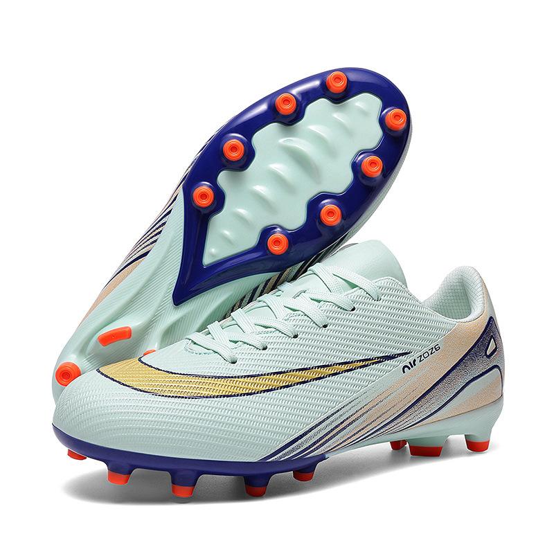 New football shoes men's and women's World Cup artificial ping competition AG spike sneakers student training TF broken nails