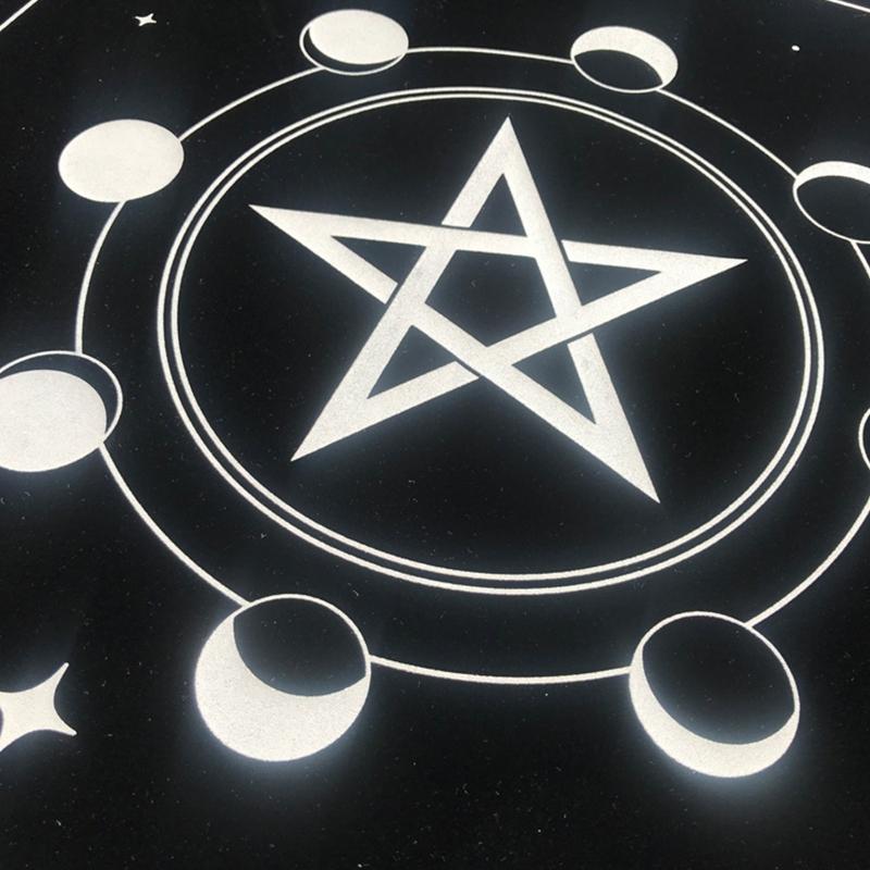 Tarot Card Special Tablecloth Board Game Fortune Astrology Velvet Card Pad Pentagram Divination Altar Cloth